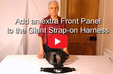 Giant Strap on Dildo Harness Video