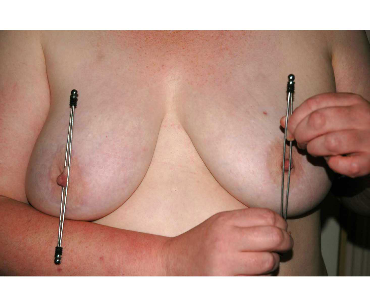 Chopstick nipple clamps