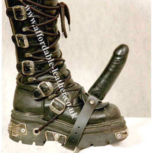 Leather Boot Dildo Strap