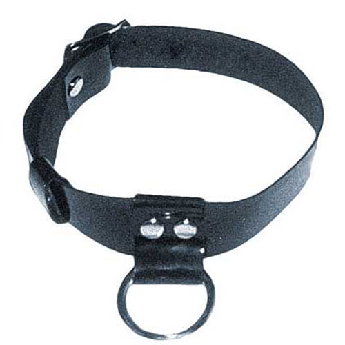 Leather Choker with O Ring