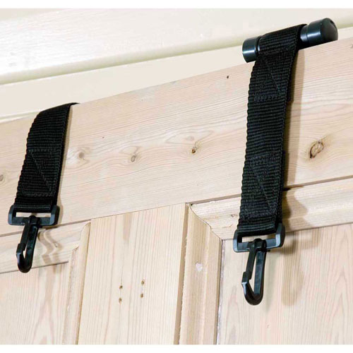 Pair of Door Restriction Bars with Heavy Duty Nylon Clips