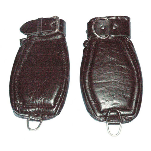 Pair of Padded Leather Mittens