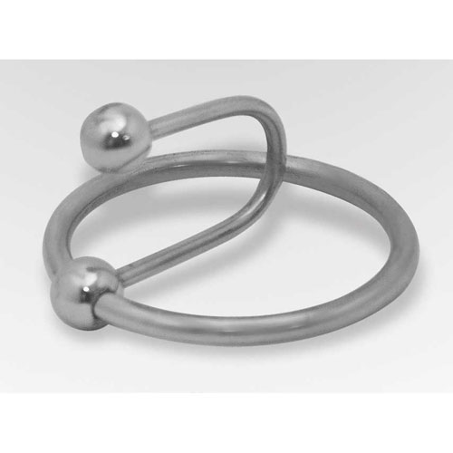 Penis Ring with Urethral Plug