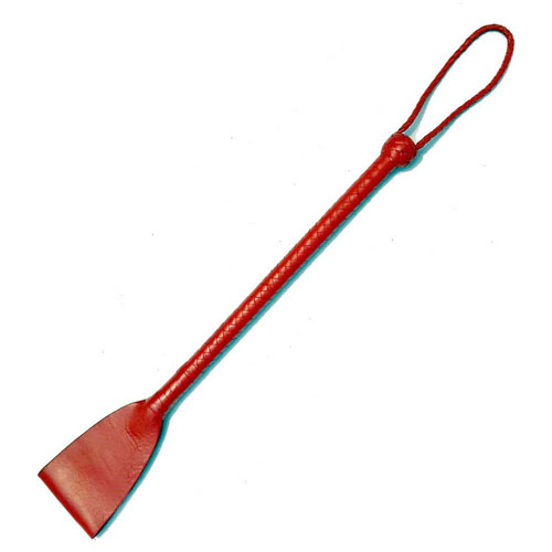 Red Leather Slapper Whip