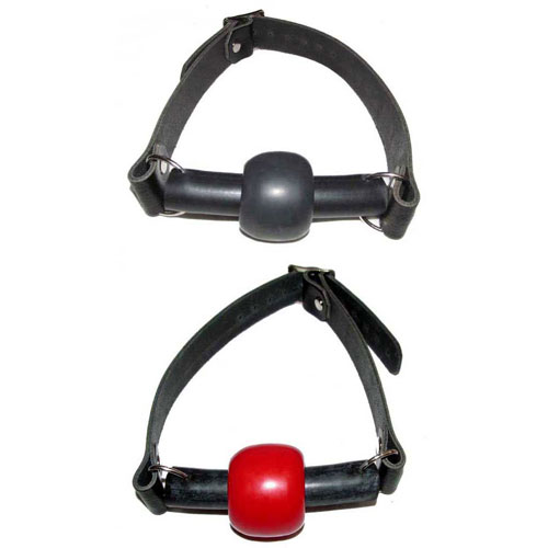 Combined Soft Rubber Ball and Bit Gag