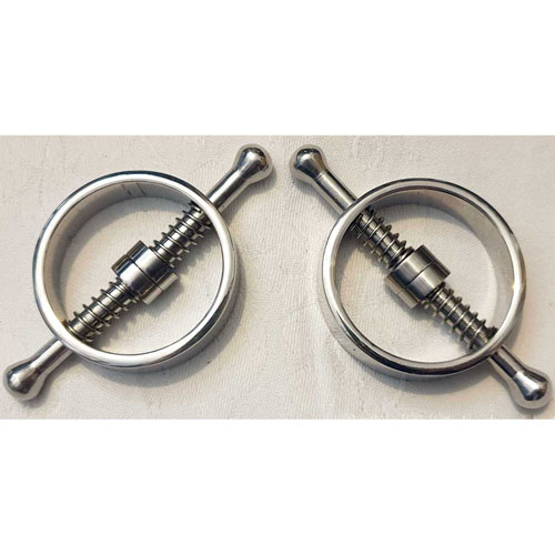 Spring Loaded Ring Shape Nipple Clamps