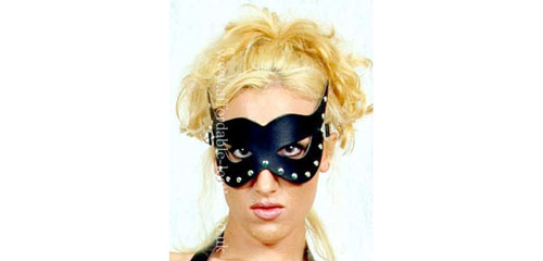 Studded Leather Cat Girl Mask